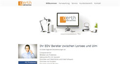 Desktop Screenshot of gerth-edv.de